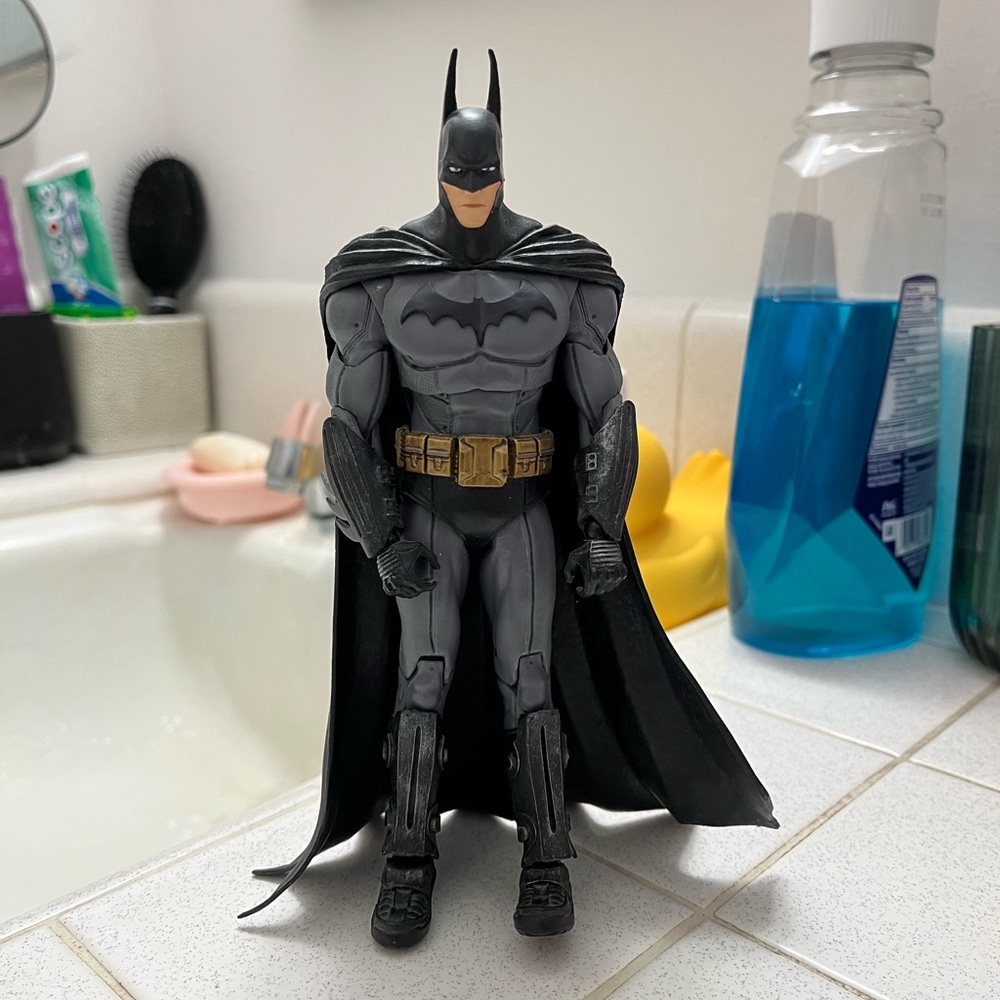 Black and Gray Batman Action Figure